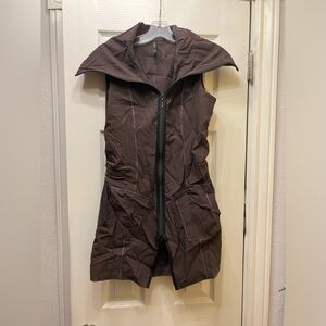 Porto SF San Francisco Grayish Brown Zip Vest